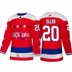 Män Ishockey Washington Capitals Tröja Lars Eller 20 Alternate Adidas 2018-19 Authentic